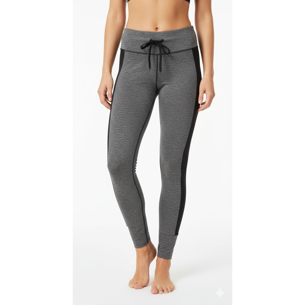 Victoria Secret Leggings PINK Active Ultimate  sz M Yoga Pant Gray Drawstring